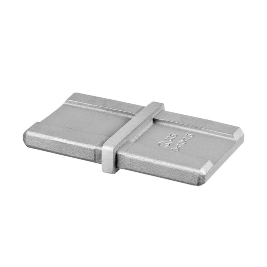 Q-railing vamzdžio jungtis 40x10 mm MOD 4790 ner. plien. AISI304, šlifuotas pav.