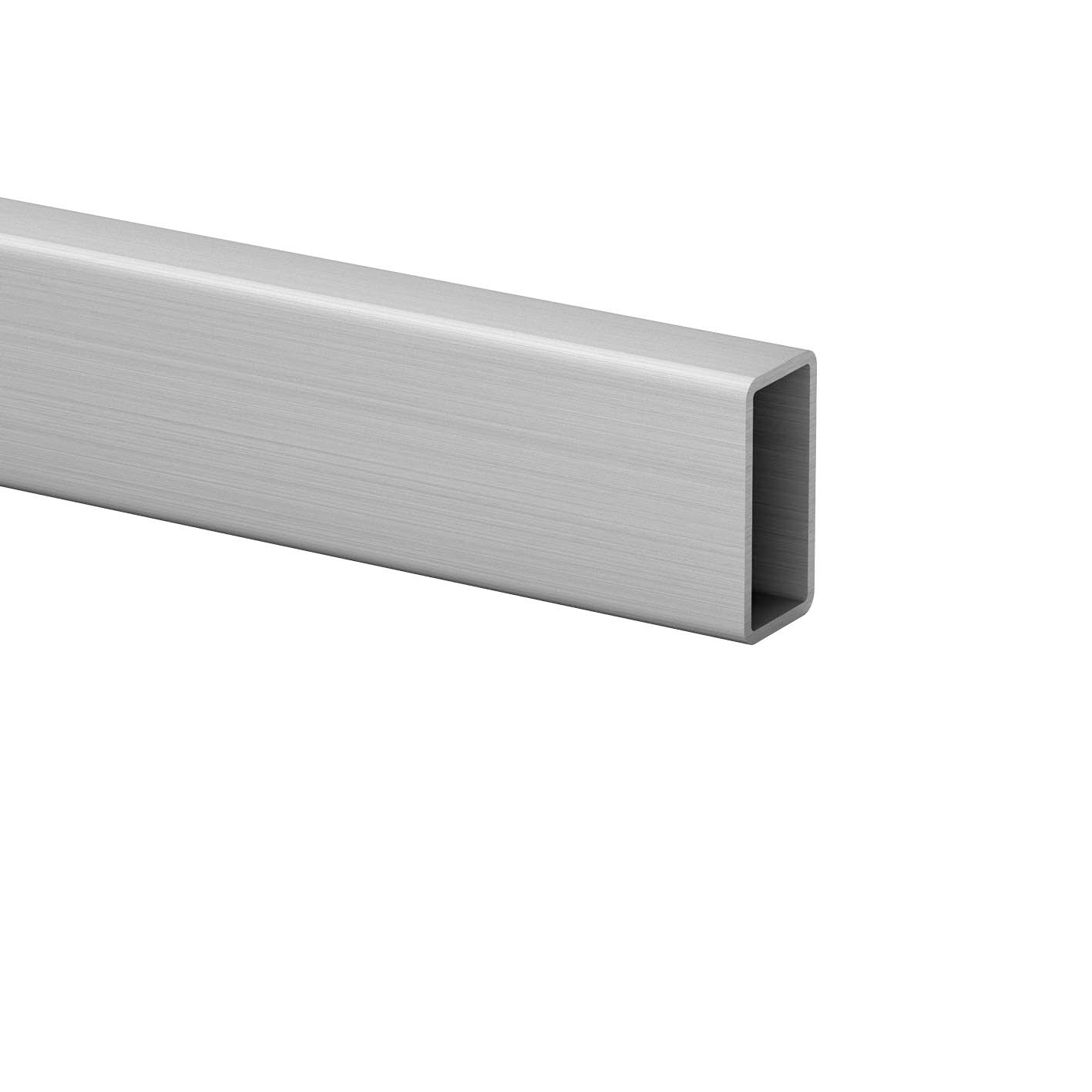 Q-railing vamzdis 40x20 mm 5000 mm MOD 4900 ner. plien. AISI304, šlifuotas pav.