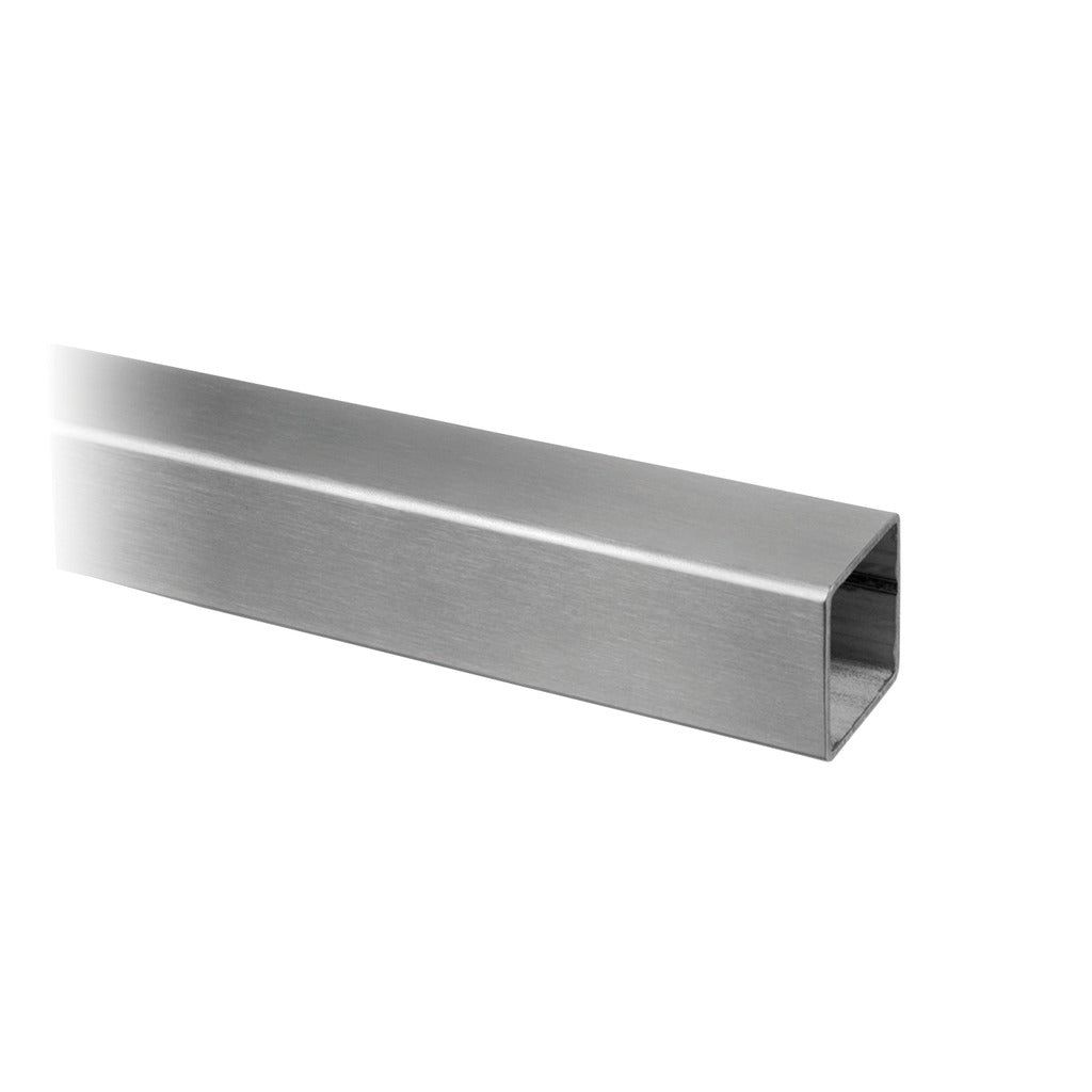 Q-railing Square Line vamzdis 40×40 mm MOD 4900 Ilgis 5000 mm, ner. plienas AISI 304, šlifuotas paviršius