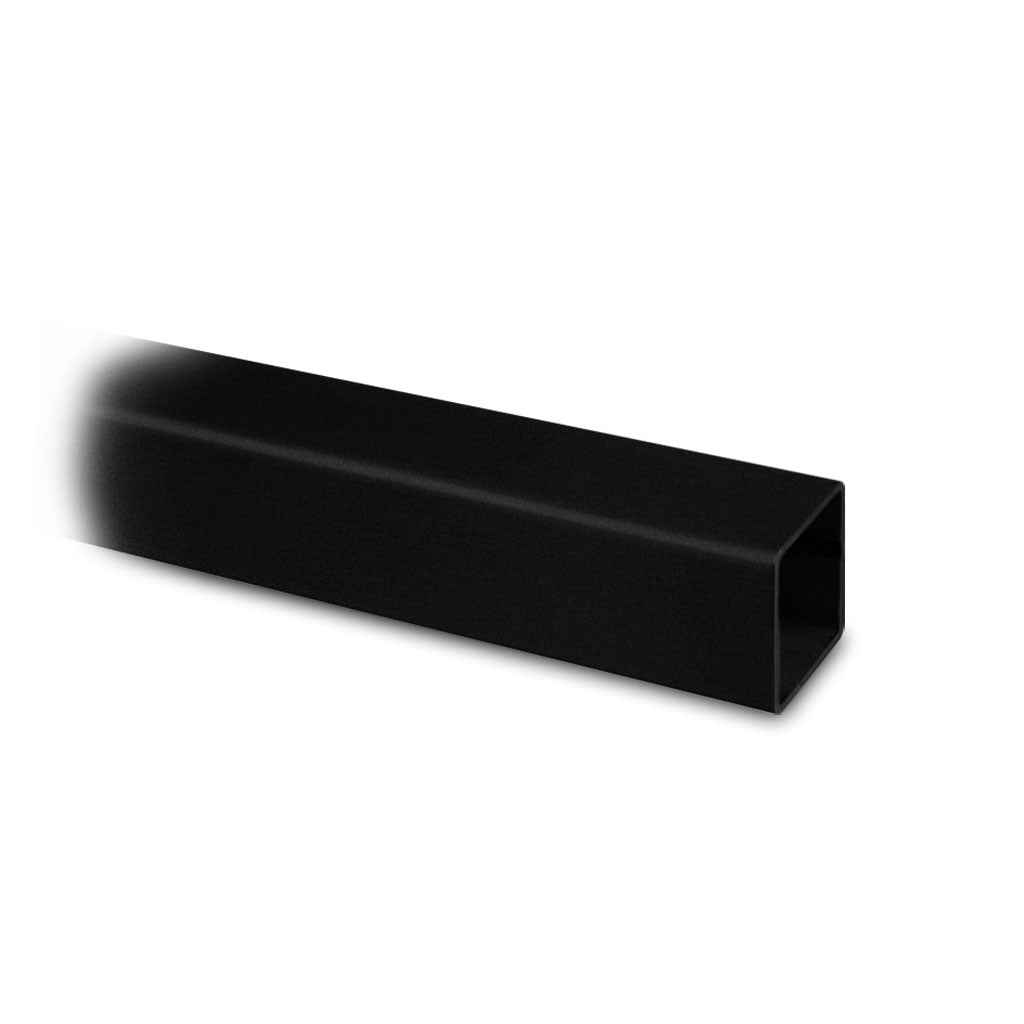 Q-railing Square Line vamzdis 40×40 mm MOD 4900 Ilgis 5000 mm, ner. plienas AISI 316, šlifuotas paviršius, juoda RAL 9005