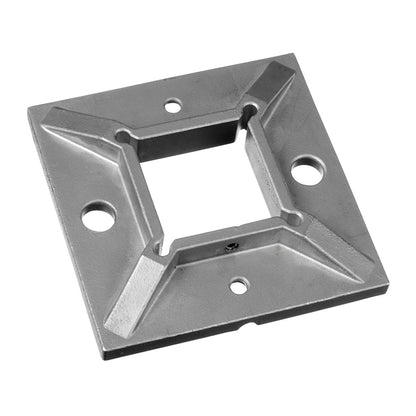 Q-railing Stovo tvirtinimo pagrindas, virinamas MOD 4940 ner. plien. AISI304