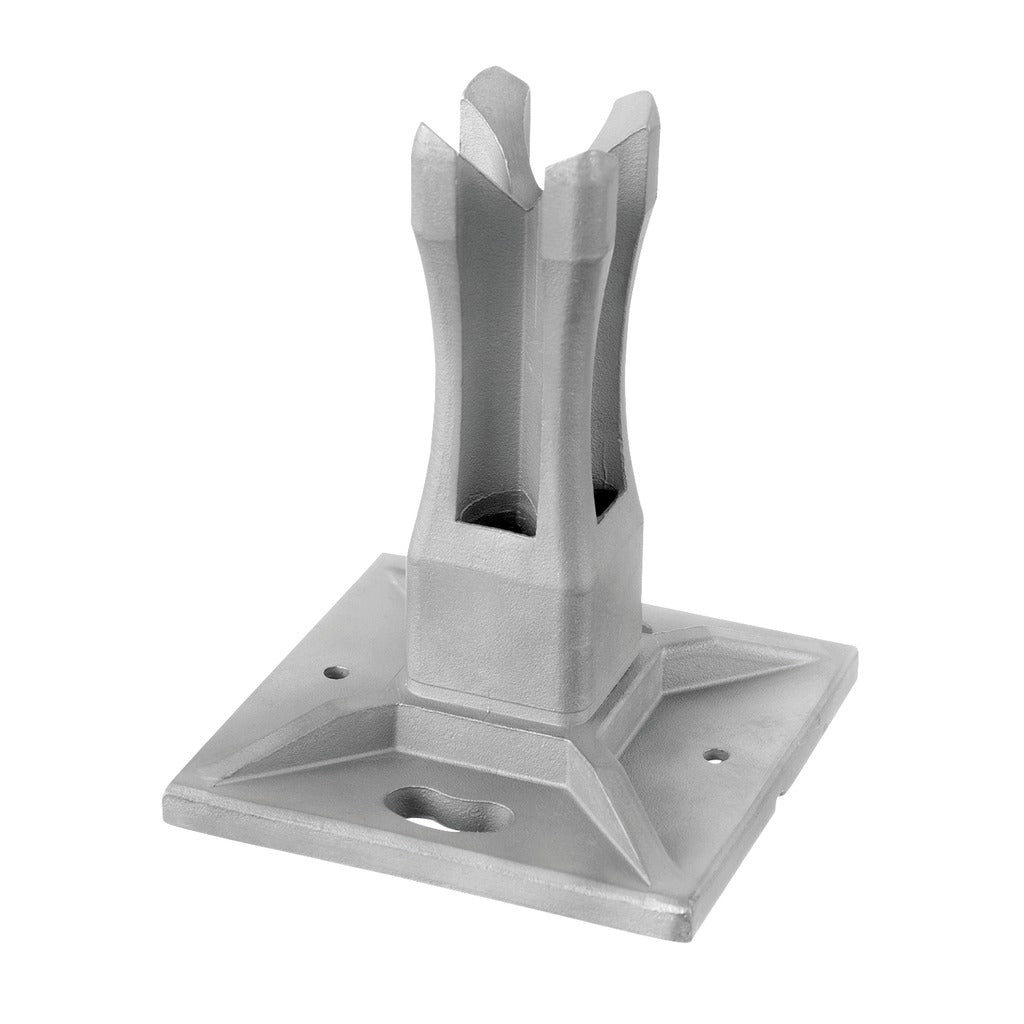 Q-railing Stovo tvirtinimo ruošinys, klijuojamas MOD 4942 ner. plien. AISI304