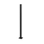 Q-railing turėklo stovas 40×40×2 mm H=989 mm, su M8 sriegiu MOD 4972 galinis (skylės iš vienos pusės), ner. plienas AISI 304, juoda RAL 9005