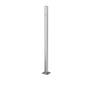Q-railing turėklo stovas 40×40×2 mm H=989 mm, su M8 sriegiu MOD 4972 vidurinis (skylės kiaurai), ner. plienas AISI 304, šlifuotas paviršius