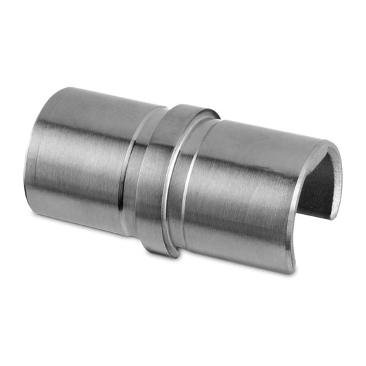 Q-railing jungtis porankiui Ø30 mm ant stiklo MOD 6793 ner. plienas AISI 304, šlifuotas pav.
