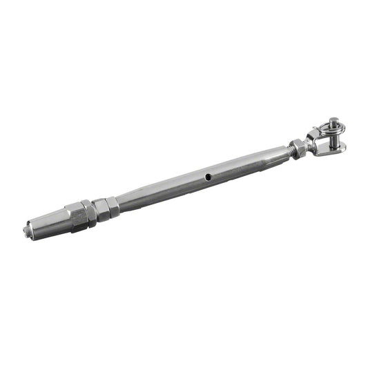 Q-railing troso įtempėjas MOD 7250 Ø3.2 mm trosas, ner. plien. AISI304, šlifuotas pav.