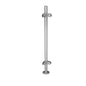 Q-railing paruoštas turėklo stovas Ø42,4×2 mm H=989 mm (stiklo laikikliai iš abiejų pusių 90°) MOD 9921 ner. plienas AISI 304, šlifuotas paviršius