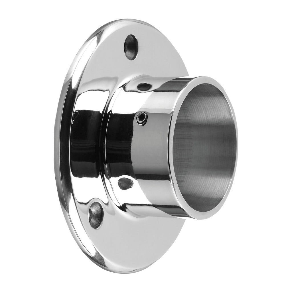 Q-railing Sieninis porankio galo tvirtinimas MOD 0505 vamzdžiui: Ø42.4 mm, poliruotas blizgus paviršius (mirror polished)