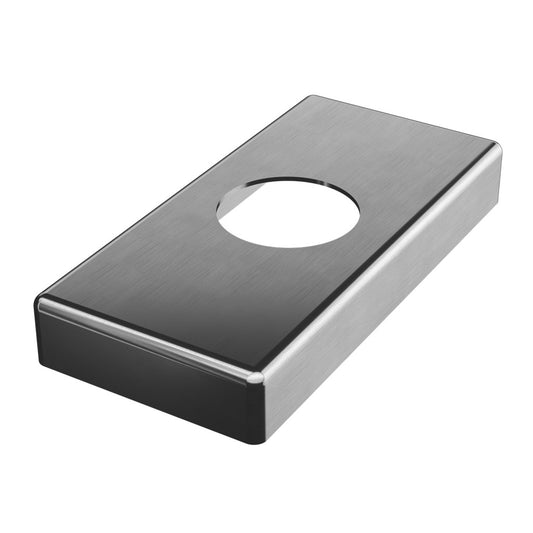 Q-railing pagrindo flanšo dangtelis MOD 0948 vamzdžiui: Ø42,4 mm, ner. plienas AISI 316, šlifuotas pav.