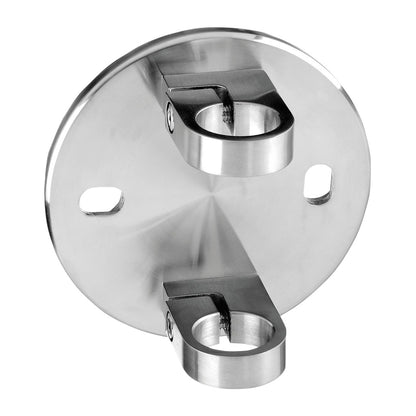 Q-railing turėklo stovo laikiklis MOD 0551 vamzdžiui Ø42,4 mm, ner. plienas AISI 316, šlifuotas paviršius