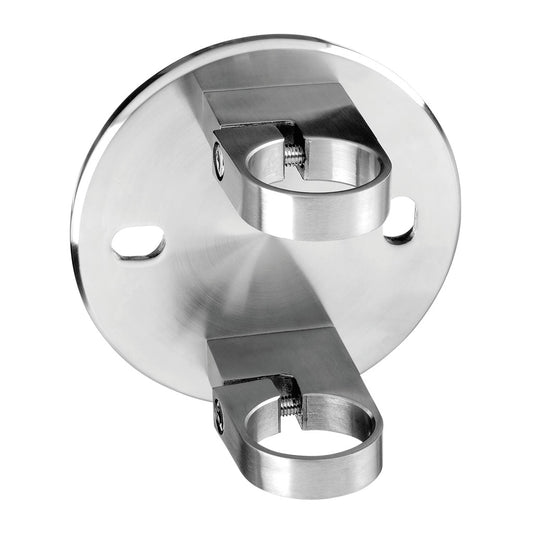Q-railing turėklo stovo laikiklis MOD 0552 vamzdžiui Ø42,4 mm, ner. plienas AISI 316, šlifuotas paviršius