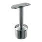 Q-railing Apvalaus porankio laikiklis (žvakė) su skyle kabeliui MOD 0710/0711 D: 42.4x2 mm, Ø: 42.4 mm, ner. plien. AISI316, šlifuotas pav.