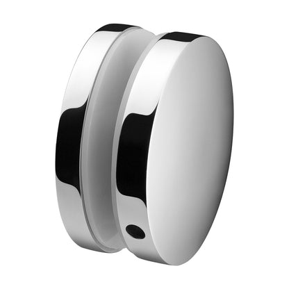 Q-railing Siklo laikiklis MOD 0742, Ø50mm, 12 - 19mm stiklui, ner. plien. AISI316, šlifuotas pav. ner. plien. AISI316, poliruotas blizgus paviršius (mirror polished)