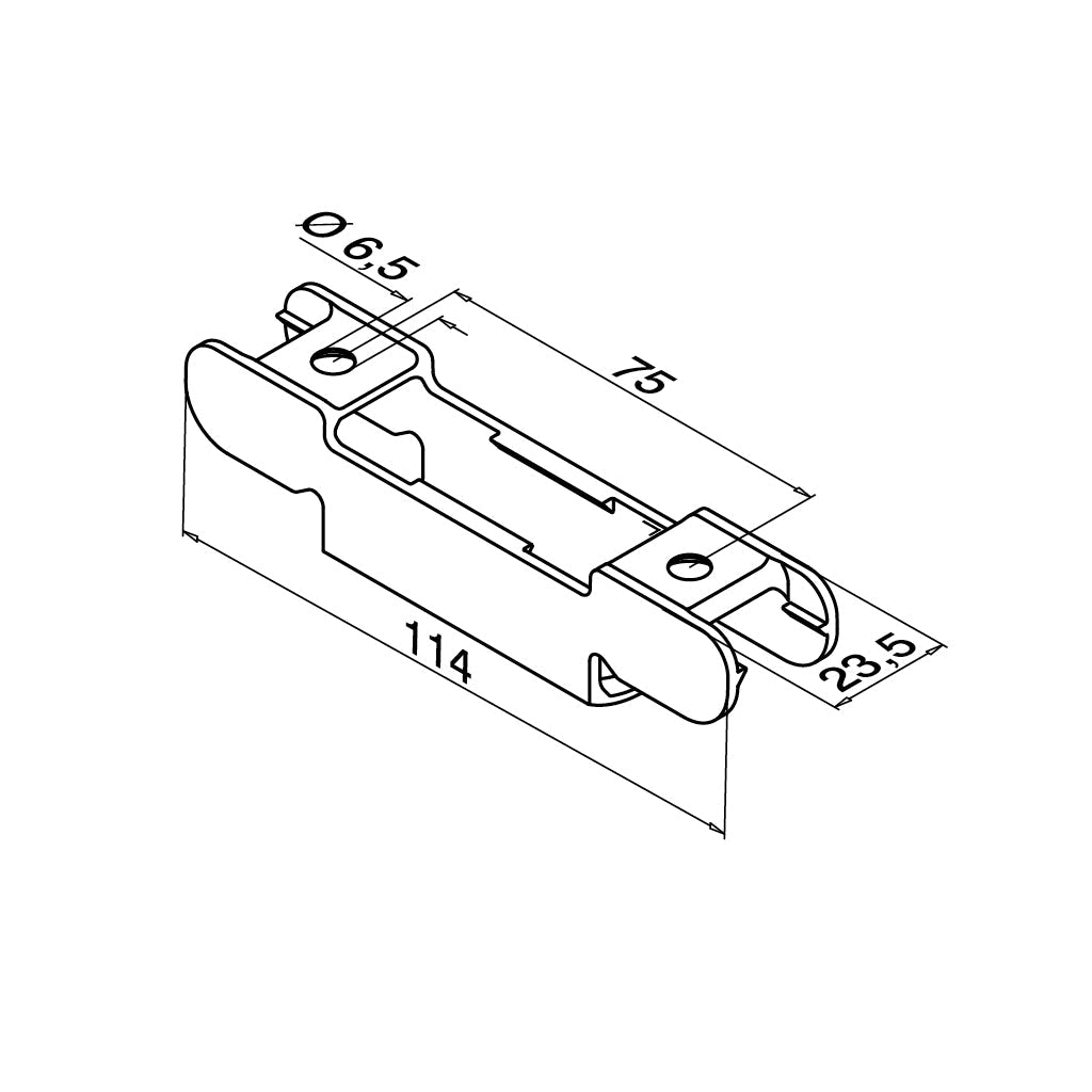 Q-railing Q-lights tube mounting adapter MOD 0781 140781-24
