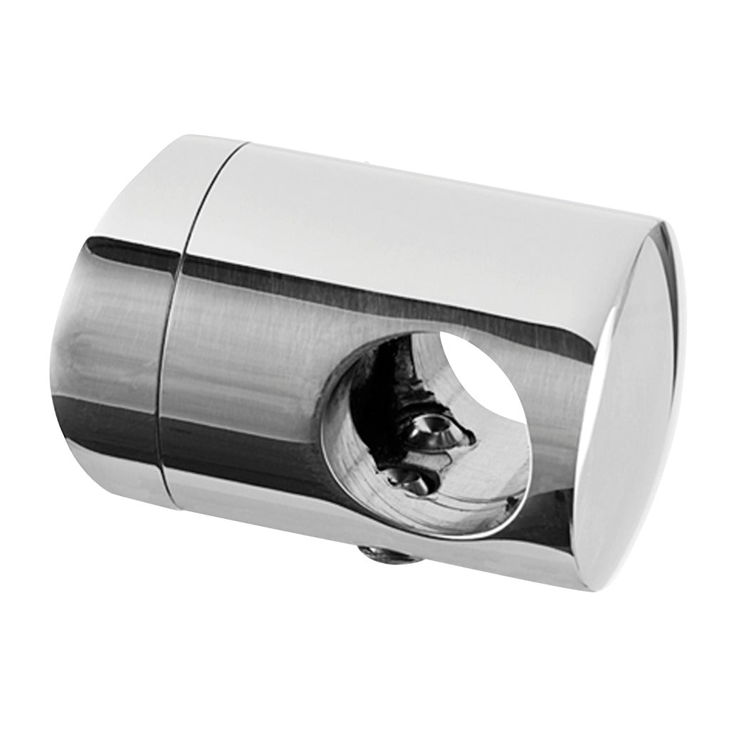 Q-railing Jungiamasis skersinio laikiklis prie vamzd. MOD 0831 vamzdžiui Ø42,4x2 mm, ner. plienas AISI 316, poliruotas blizgus paviršius