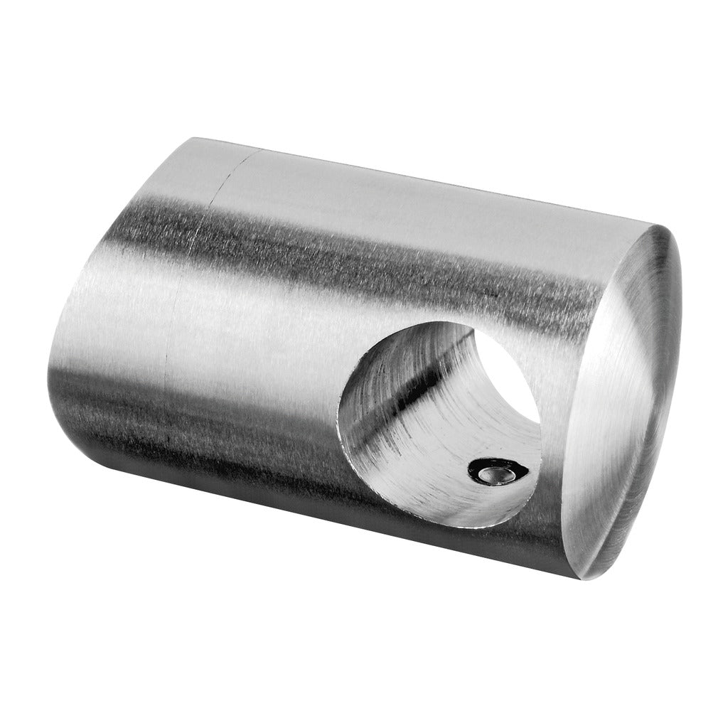 Q-railing Jungiamasis skersinio laikiklis prie vamzd. MOD 0840 vamzdžiui Ø42,4x2 mm, ner. plienas AISI 316, šlifuotas pav.