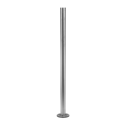 Q-railing turėklo stovas Ø42,4×2 mm H=989 mm MOD 0912 ner. plienas AISI 316, šlifuotas paviršius
