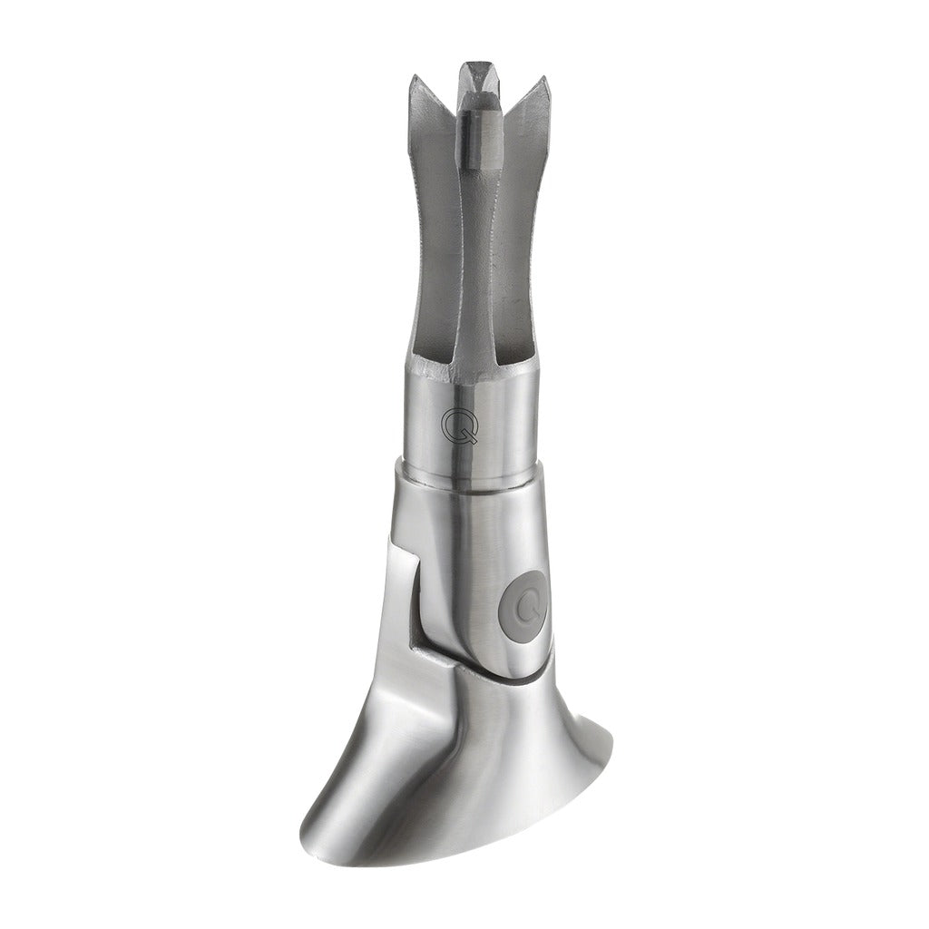 Q-railing Reguliuojamas stovo tvirtinimas MOD 0945 130945-242 vamzdžiui Ø42,4x2 mm, ner. plienas AISI 316, šlifuotas pav.