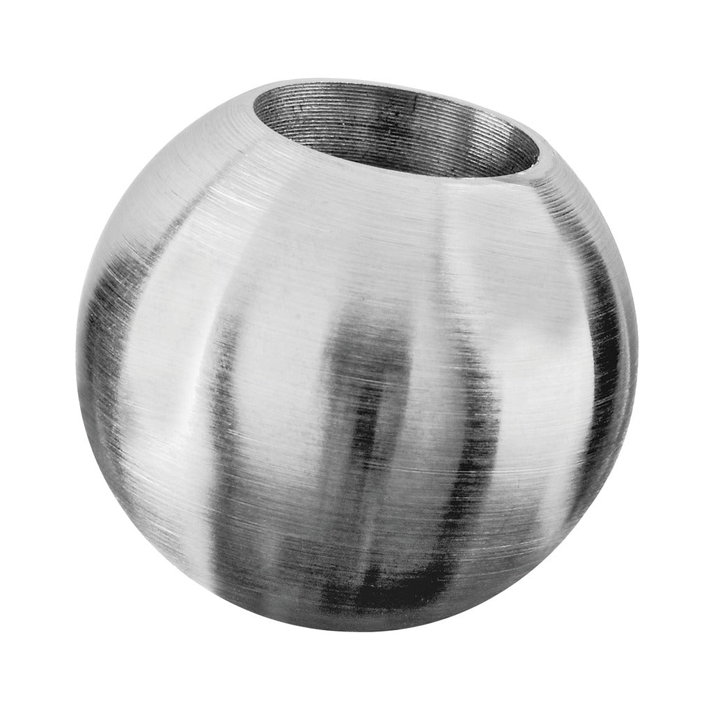 Q-railing užbaigimo rutulys Ø20 mm Ø12 mm strypui MOD 1221 ner. plienas AISI 316, šlifuotas pav.