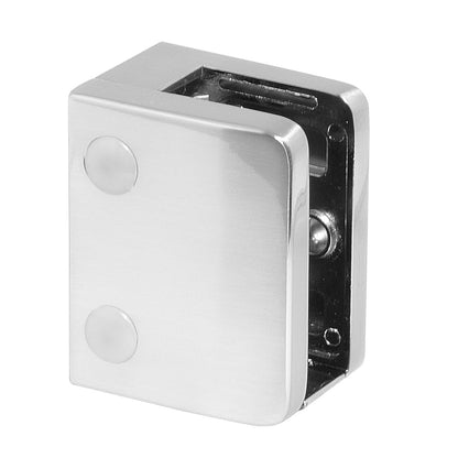 Q-railing Stiklo laikiklis prie lygaus pav. MOD 2400 ner. plien. AISI316, poliruotas blizgus paviršius