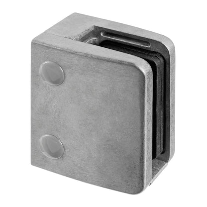 Q-railing Stiklo laikiklis prie lygaus pav. MOD 2400 ner. plien. AISI316, šlifuotas pav.