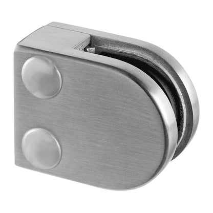 Q-railing stiklo laikiklis prie stačiakampio vamzdžio MOD 2700 ner. plienas AISI 316, šlifuotas pav.