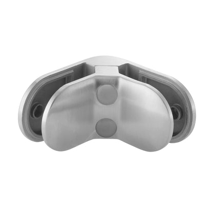 Q-railing Dvigubas kampinis stiklo laikiklis 90° MOD MOD 2890 stiklui 16,76 - 21,52 mm