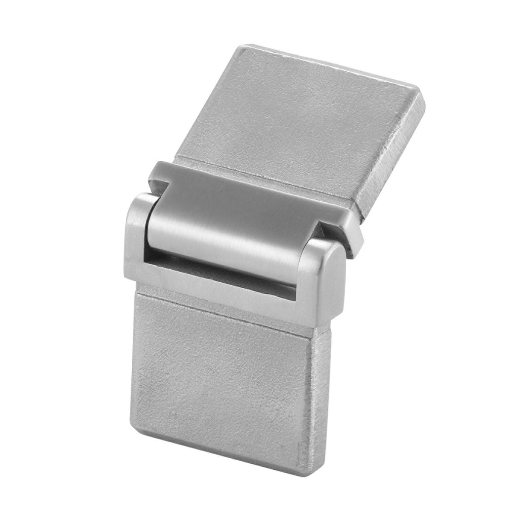 Q-railing reguliuojamas kampas 0–70° 40x10 mm MOD 4312 ner. plien. AISI316, šlifuotas pav.