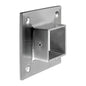 Q-railing Porankio 40x40 laikiklis prie sienos (flange) MOD 4505 ner. plien. AISI316 šlifuotas pav.