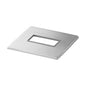 Q-railing turėklo stovo dangtelis grindiniam montavimui 60×30 mm MOD 4512