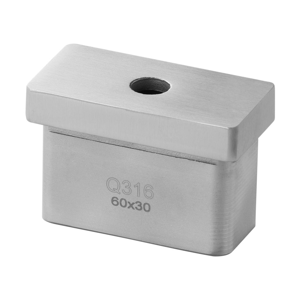 Q-railing vamzdžio adapteris 60×30×2,6 mm MOD 4725