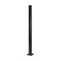 Q-railing turėklo stovas 60×30×2,6 mm H=1000 mm MOD 4901 ner. plienas AISI 316, juoda RAL 9005