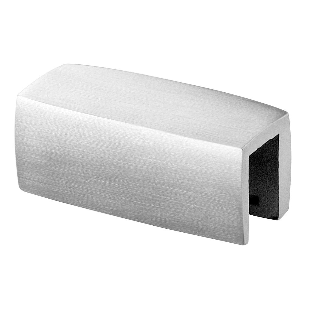 Q-railing Viršutinis stiklo laikiklis laiptams MOD 5501 ner. plien. AISI316, šlifuotas pav.