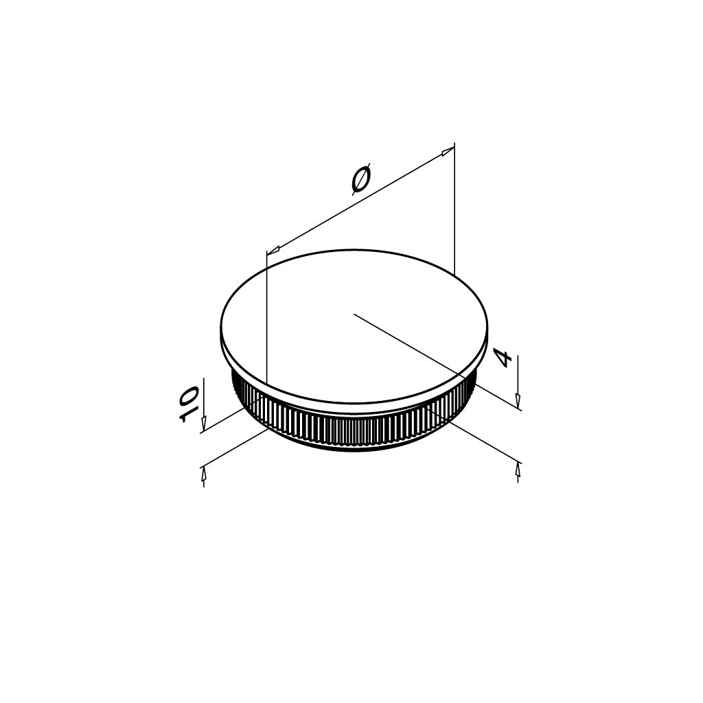 Q-railing EASY HIT Gaubta aklė MOD 5729 vamzdis: Ø33.7x2 mm, ner. plien. AISI316, šlifuotas pav.