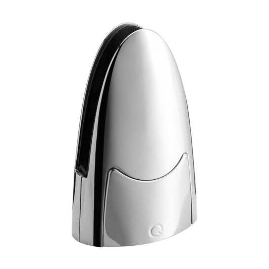 Q-railing EASY GLASS BASE apatinis stiklo laikiklis MOD 6000 ner. plien. AISI316, šlifuotas pav., poliruotas blizgus paviršius