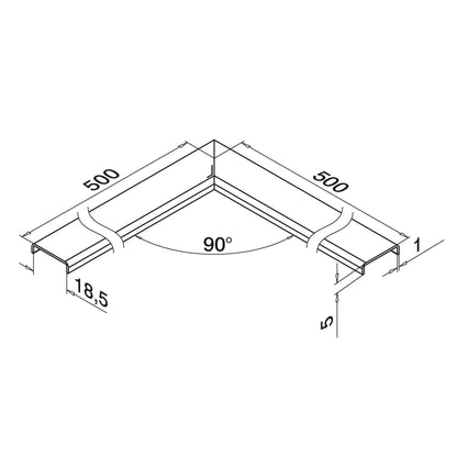 Q-railing ner. plieno profilio ant stiklo kampas MOD 6340 16,76 - 17,52 mm stiklas, ner. plien. AISI316, šlifuotas pav.