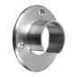 Q-railing Porankio ant stiklo laikiklis prie sienos (flange) MOD 6505 porankiui ant stiklo: Ø42.4 mm , ner. plien. AISI316, šlifuotas pav.