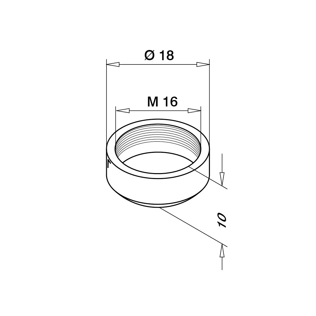 Q-railing Fast Fix gaubta aklė troso adapteriui MOD 7245