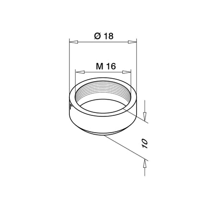 Q-railing Fast Fix gaubta aklė troso adapteriui MOD 7245