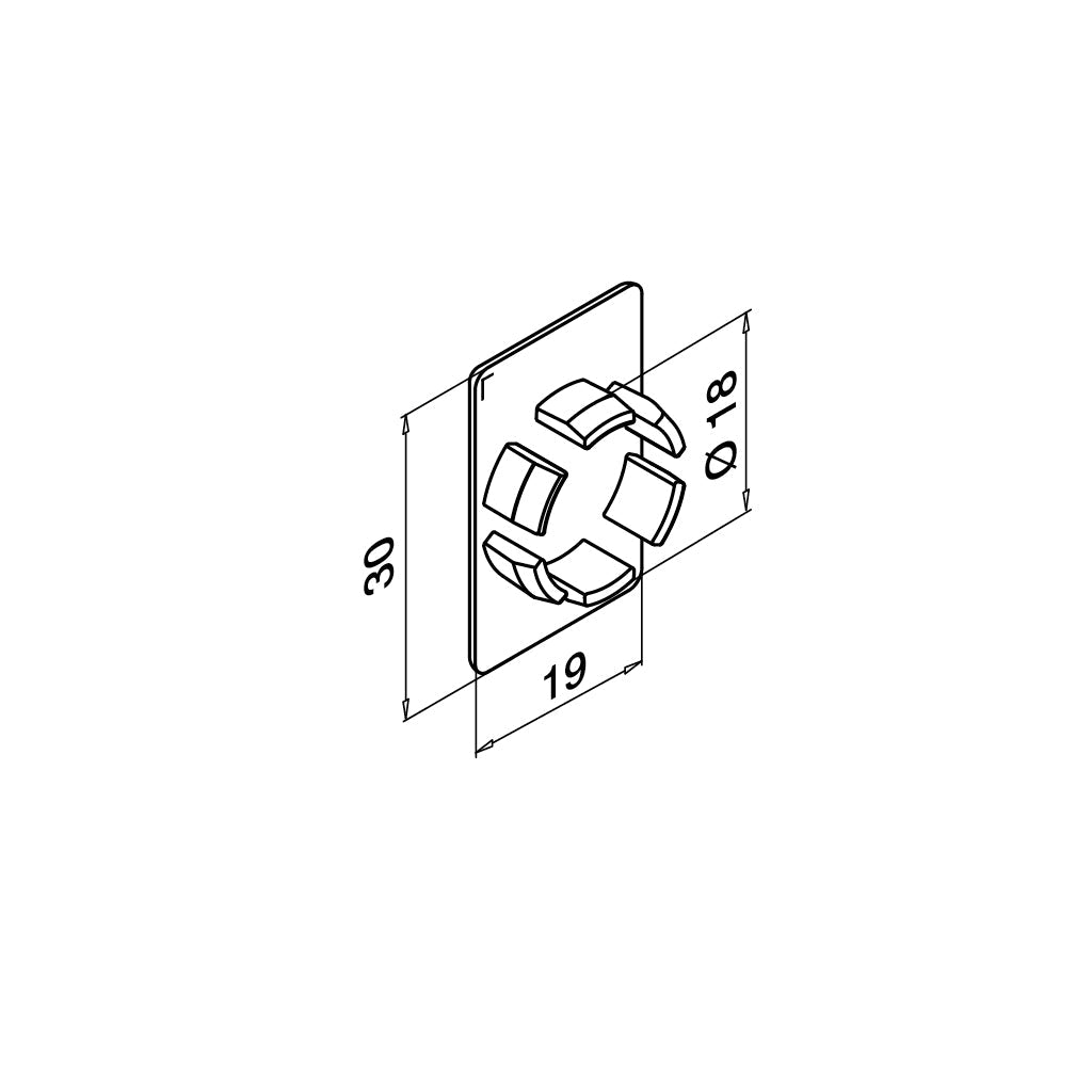 Q-railing EASY GLASS VIEW Apsauginis dangtelis 156838-36