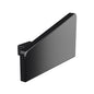 Q-railing porankio aklė EASY ALU 15° MOD 5744 dešinė, aliuminis, juoda RAL 9005