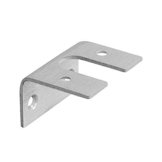Q-railing adapteris stiklo profiliui EASY ALU MOD 5960 aliuminis, be paviršiaus apdirbimo