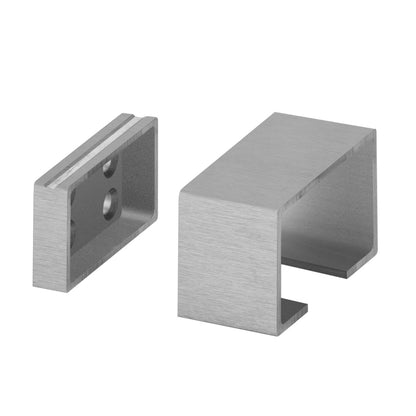 Q-railing Q-LIGHTS Sieninis vamzdžio galo tvirtinimas MOD 6545 aliuminis, be paviršiaus apdirbimo