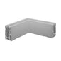 Q-railing EASY GLASS UP Top Mount profilio kampas MOD 6611 vidinis kampas, ner. plieno išvaizda (brushed, anodised)