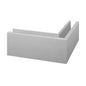 Q-railing EASY GLASS UP Top Mount profilio kampas MOD 6611 išorinis kampas, ner. plieno išvaizda (brushed, anodised)