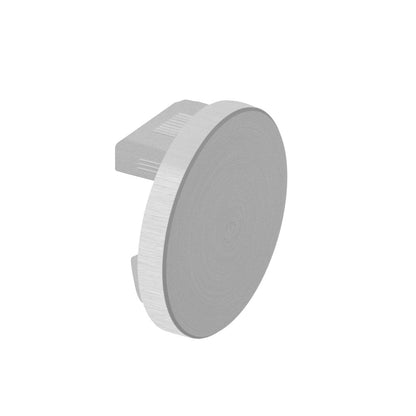 Q-railing Aklė porankiui ant stiklo MOD 6732 porankiui ant stiklo: Ø42.4 mm, aliuminis, pav. be apdirbimo (mill finish)