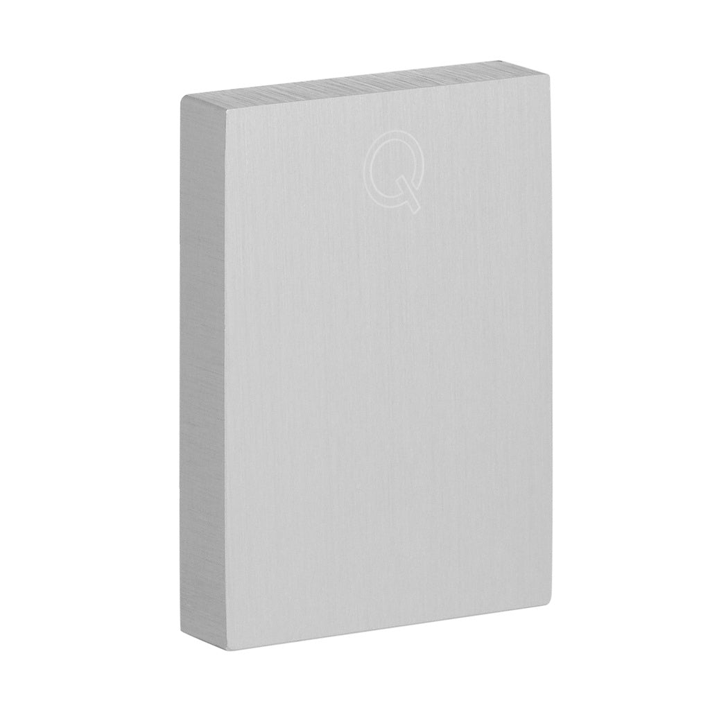 Q-railing Prancūziško balkono profilio View aklė MOD 6832 viršutinė aklė; anod. aliuminis, ner. plieno išvaizda (brushed, anodised)