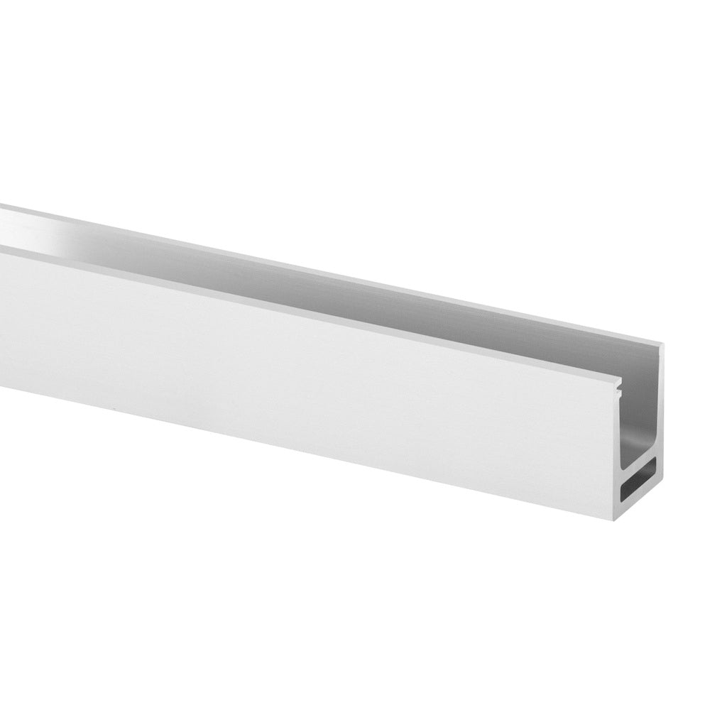 Q-railing EASY GLASS HYBRID Top Mount profilis MOD 6910 ilgis: 5000 mm, aliuminis, be paviršiaus apdirbimo