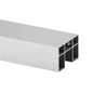Q-railing EASY GLASS porankis ant stiklo 65x40 MOD 6924 aliuminis, be paviršiaus apdirbimo
