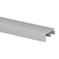 Q-railing EASY GLASS PRIME aliuminis privedimo profilis MOD 6974 U-plotis: 20 mm, ilgis: 5000 mm, ner. plieno išvaizda (brushed, anodised)